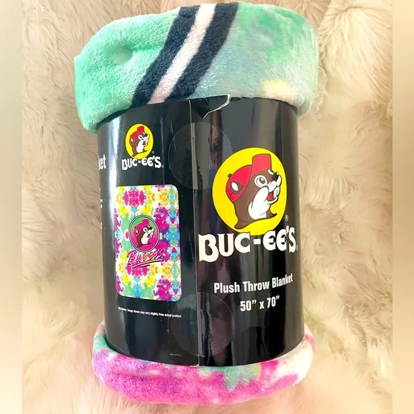 Buc-ees Plush Throw Blanket - Picture 2 of 5